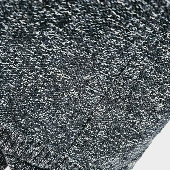 J Crew Factory Cardigan Sweater XS Open Black White Marled Long Sleeve Knit Cozy - Picture 9 of 11